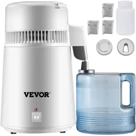 705353051180 VEVOR Water Distiller Purifier Steel Softener