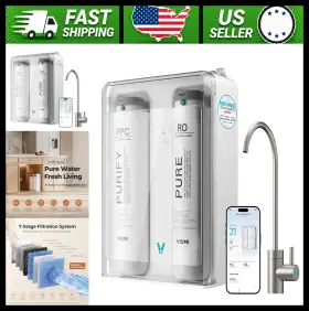Viomi Vm-bu-b6w-us-30 Tankless Under Sink Reverse Osmosis Water Filter System With Faucet Viomi Vm-bu-b6w-us-30 Tankless Under Sink Reverse Osmosis Water Filter System With Faucet