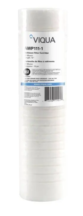 Viqua Awp111-1 Water Filter 10x2.5 Inch 20 Micron. Lot Of 19 Viqua Awp111-1 Water Filter 10x2.5 Inch 20 Micron. Lot Of 19