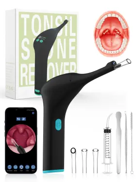 TC300-BK-A8 VORAIYA Tonsil Stone Remover Camera Light Visible