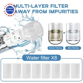 8979 VZZNN Faucet Filter Purifier Iphone Removes Chlorine