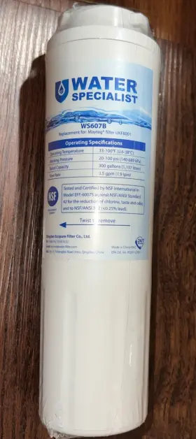 WS607B WATER SPECIALIST Filter Cartridge