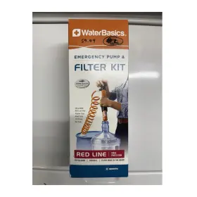 67257 WATERBASICS Emergency Pump Water Filter Virus Bacteria