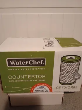 X000T0J099 WATERCHEF Countertop Water Filter Cartridge #3