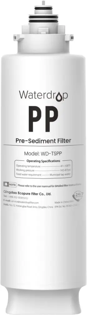 Wd-tspp WATERDROP Sink Sediment Water Filter Tsu Ultra