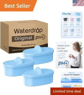 Wd-pf-al WATERDROP Pack Alkaline Filters Wat