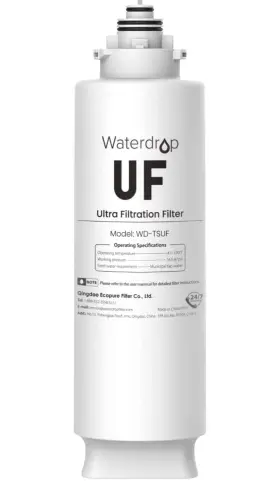 840814199725 WATERDROP Tsuf Ultra Filtration Sink Water Pack