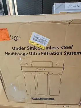 Wd-tst-uf WATERDROP Steel Undersink Water Filtration