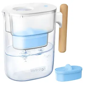 B089W3NQ62 WATERDROP Alkaline Water Filter Pitcher Nsf