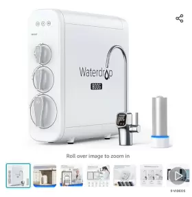 G3P800 WATERDROP Tankless Ro Uv Sterilizing Light