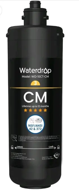 WD-10CM WATERDROP Sink Water Filter Tsb