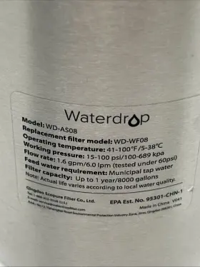 WD-AS08 WATERDROP Undersink Steel Filter #3