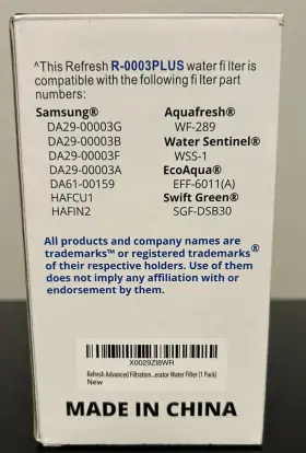 WD-DA29-00003G-4 WATERDROP Samsung Refrigerator Water Filter #3