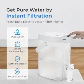 WD-ED06W WATERDROP Freshtaste Electric Water Filter Pitcher #2