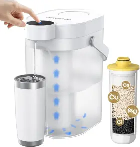 WD-ED11W WATERDROP Rechargeable Water Filter Dispenser Soften