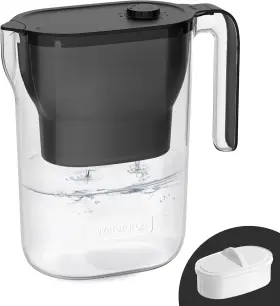 WD-PT-05BL-L WATERDROP Cup Water Filter Pitcher Nsf Gallon