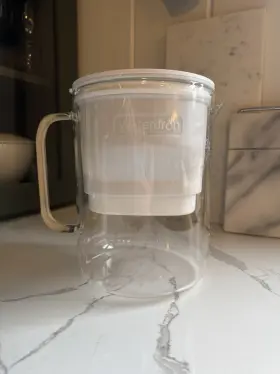 WD-PT-72W WATERDROP Glass Water Filter Pitcher Eco