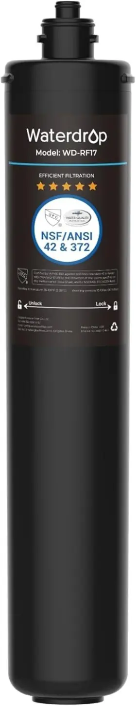 WD-RF17-P-E WATERDROP Filter Cartridge Reduces Pfas