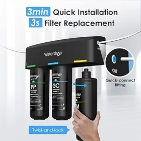 WD-TSB-10-10CT WATERDROP Sink Water Filter Faucet