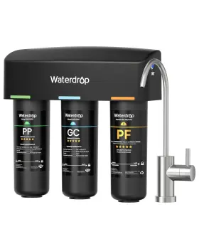 WD-TSB-PF-10-E WATERDROP Sink Water Filter Reduces Impurities
