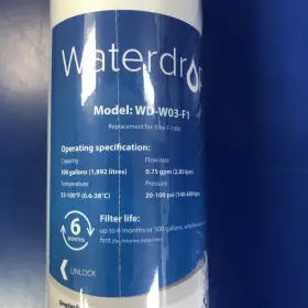 WD-W03-F1 WATERDROP Water Filter Cartridge #3