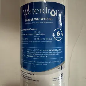 WD-W60-80 WATERDROP Replacemnt Water Filter