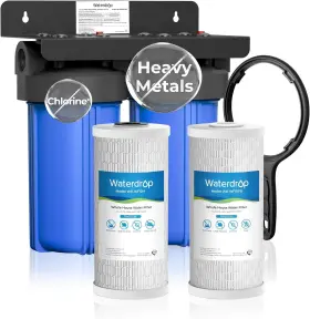 WD-WHF21-PBH-RF-E WATERDROP House Water Filter Inlet Outlet