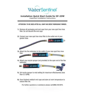 857797008272 WATERSENTINEL Inline Deionized Water Filter Rv #3