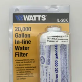 500318 WATTS Gallon Line Water Filter Lead Certed Wqa #2