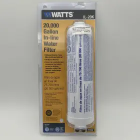 500318 WATTS Gallon Line Water Filter Lead Certed Wqa
