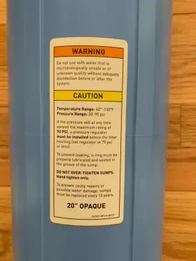 PWHIB20FF WATTS Flow Filter Housing #3