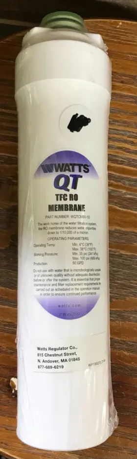 WQTCM50-10 WATTS Tfc Ro Membrane Water Filter