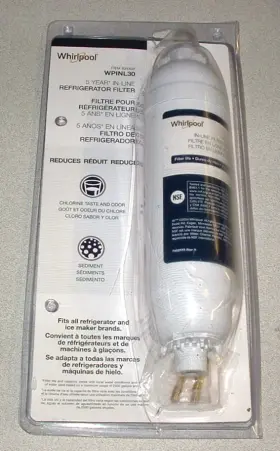 WPINL30 WHIRLPOOL Refrigerator Filter Inline Nsf