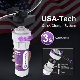 654070892425 WINGSOL Sink Water Filter Nsf Ansi Reduce #3