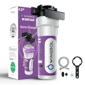 654070892425 WINGSOL Sink Water Filter Nsf Ansi Reduce