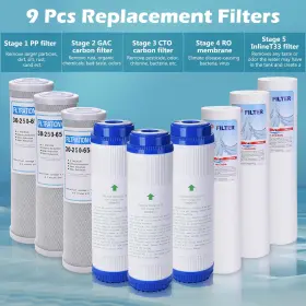 06FIL003-3P6C-9 XCCERIES Water Filter Set Ro Cartridges