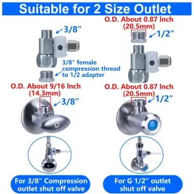 782938779820 YUHX Refrigerator Water Line Maker Tubing Fittin #3