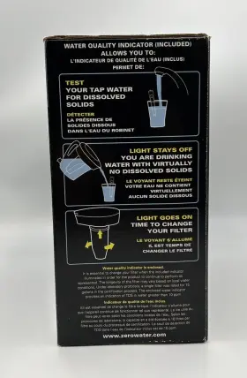 ZD-010RP-C ZERO WATER Pour Pitcher Cups Filtration Meter #3