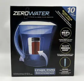 ZD-010RP-C ZERO WATER Pour Pitcher Cups Filtration Meter