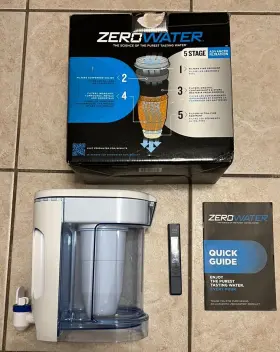 4020736 ZEROWATER Cup Water Filtration Dispenser Box