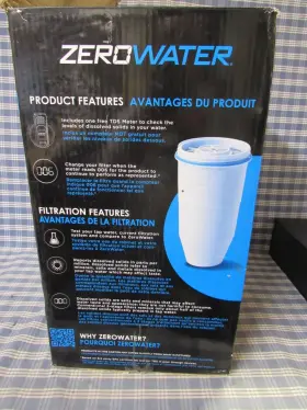 851510006255 ZEROWATER Cup Pour Glass Water Filter Dispenser #2