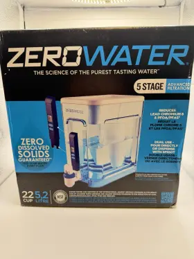 ZD-022RW ZEROWATER Cup Water Filter Dispenser Tds Meter