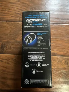 ZFM-400WH ZEROWATER Water Extreme Faucet Mount Filter Gallons #2