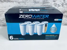 Zerowater Zr-016 Replacement Filters 6- Pack Bpa-free Water 5 Stage Zerowater Zr-016 Replacement Filters 6- Pack Bpa-free Water 5 Stage
