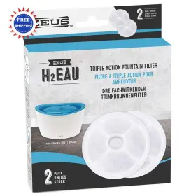 91403 ZEUS Filter Fountain Pack Dog Cat Drinking Water