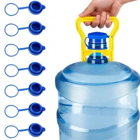YSQGJ8YLYUS ZHLKHIOP Pack Gallon Water Jug Cap Silicone Bule