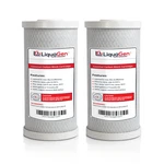 Liquagen 4.5"x10" Coconut Shell Carbon Block Filter Big Blue Replacement - 5 M. Fixed Price $34.99.