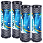 Whole House Cto Carbon Water Filter Cartridge 1 Micron 2.5" X 10" 4pcs. Fixed Price $30.39.