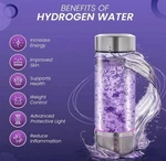 H3o Hydrogen Water Bottle - Hydrogen-infused Machine & Purple Light. Fixed Price $54.97.