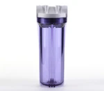 Hydronix 10" Clear Housing W/ White Rib Cap, Ro & Filtration Systems, 3/8" Ports. Fixed Price $27.99.